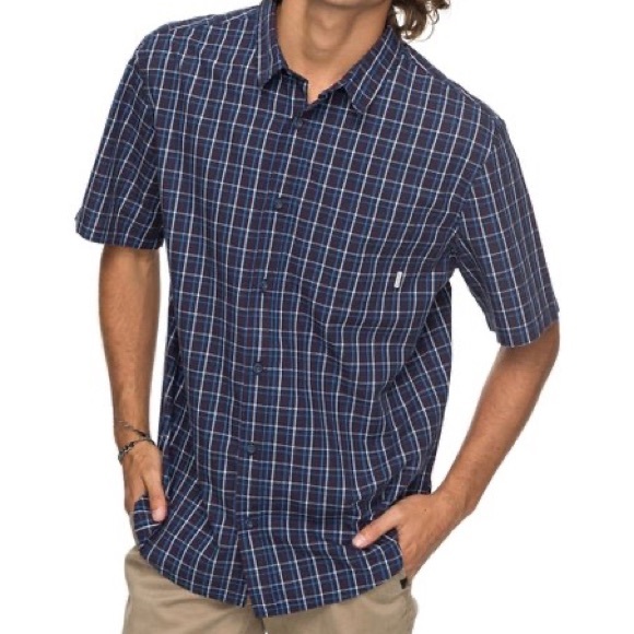Quiksilver Other - Quiksilver Moon Rhythm Plaid Button Up